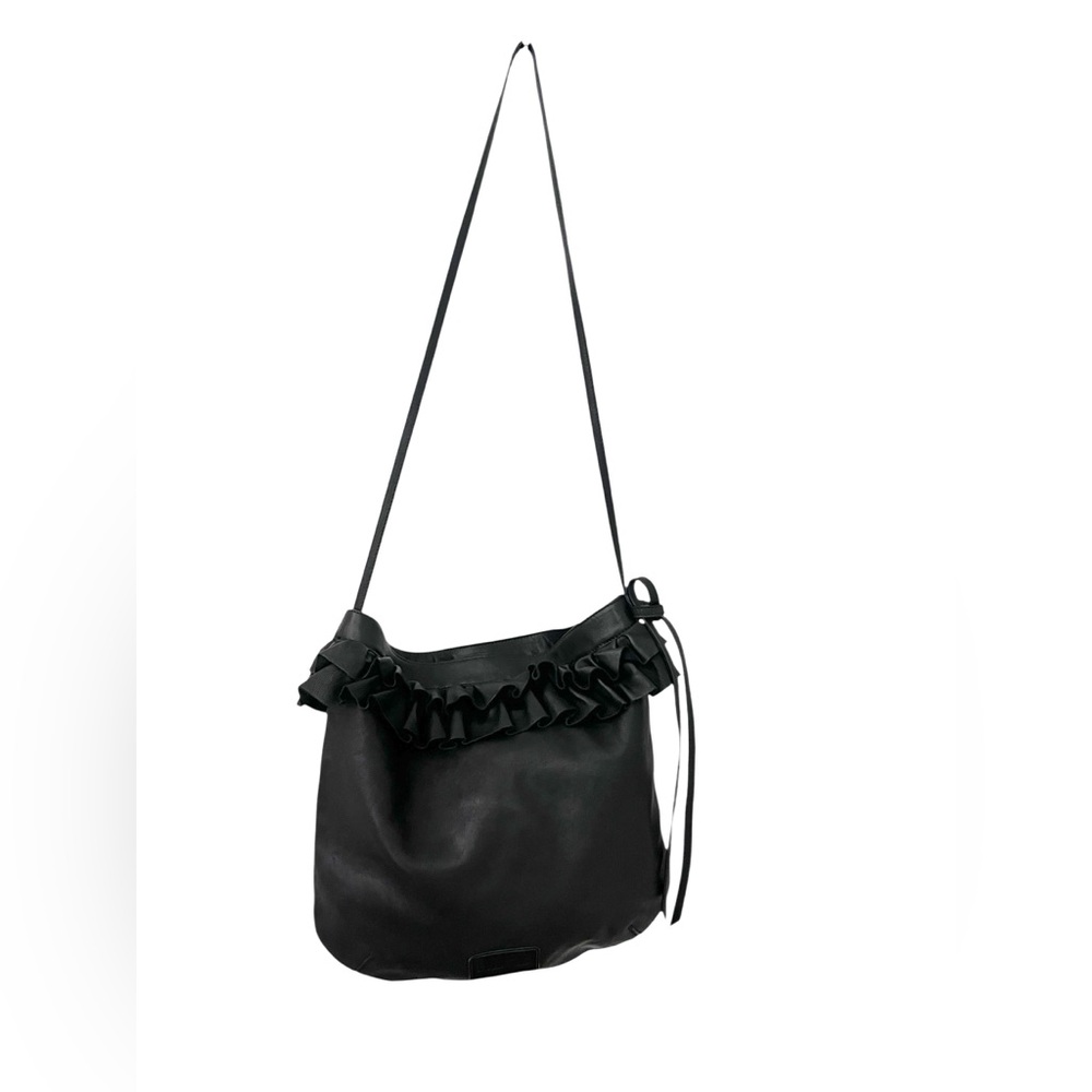 RED Valentino black leather crossboy shoulder bag